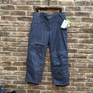 White Sierra blue indigo ski pants. Size large. Inseam 29”